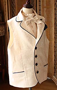 ジャケットベスト アイボリー