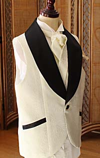 ジャケットベストアイボリー