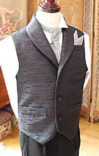 ジャケットベスト ブラックラメ