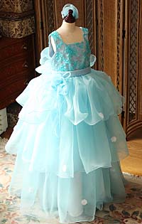 ピアノの発表会ドレス ライトブルー