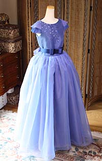 ピアノの演奏会ドレス ブルー＆パープルドレス