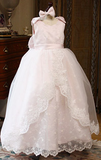 ピアノのコンクールドレス ライトピンク