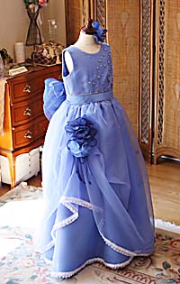 ピアノ発表会ドレス ブルー