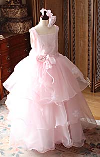 ピアノの受賞者コンサートドレス ライトピンク