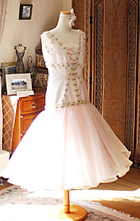 ピアノのコンクールドレス ライトピンク