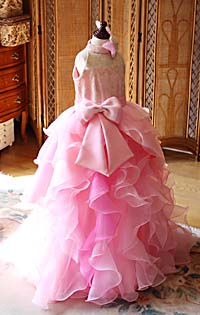 ピアノのコンクールドレス ピンク