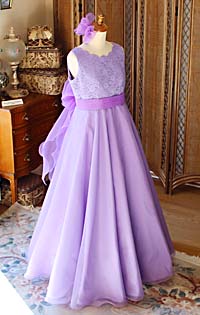 バイオリン用コンクールドレス ラベンダー