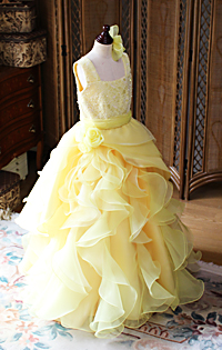 コンクールドレス イエロー