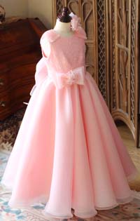 ピアノの入賞者記念コンサートドレス サーモンオレンジ 東京都