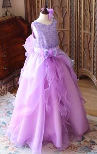 ピアノの入賞者記念コンサートドレス ミックスパープル 北海道札幌市