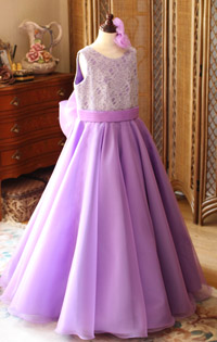 ピアノのコンクールドレス ラベンダーパープル 大阪府