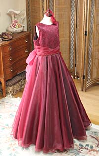 ヴァイオリン コンクールドレス ワインレッド 東京都