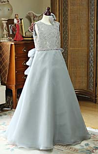 ピアノ コンクールドレス ライトグレー 北海道