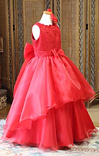 ヴァイオリン コンクール コンサート ドレス レッド