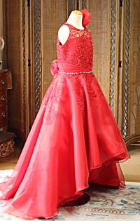 エレクトーン コンサートドレス レッド