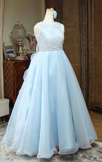 クチュールドレス ライトブルー