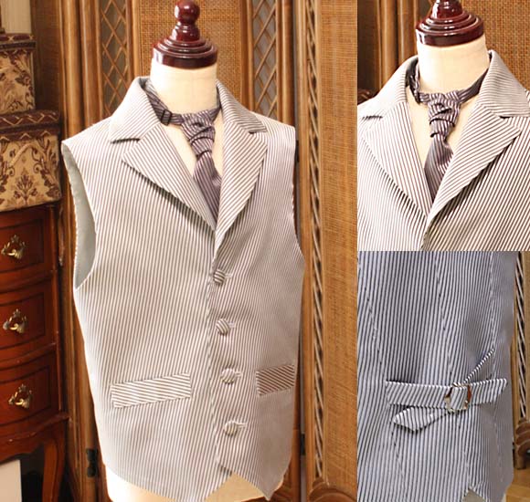 ジャケットベスト ライトグレー