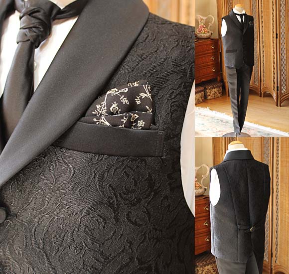 チーフ 生地素材 シルエット 尾錠