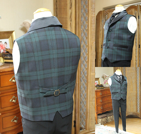 ベストデザイン 尾錠 背後デザイン