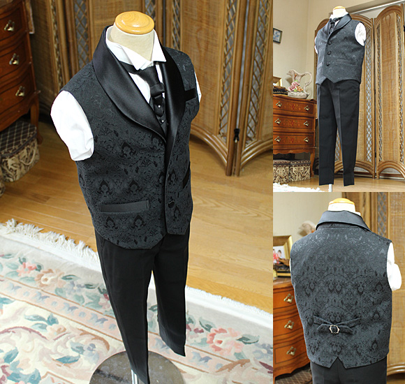 フォーマルウェア 男の子 ジャケットベスト ショールカラー
