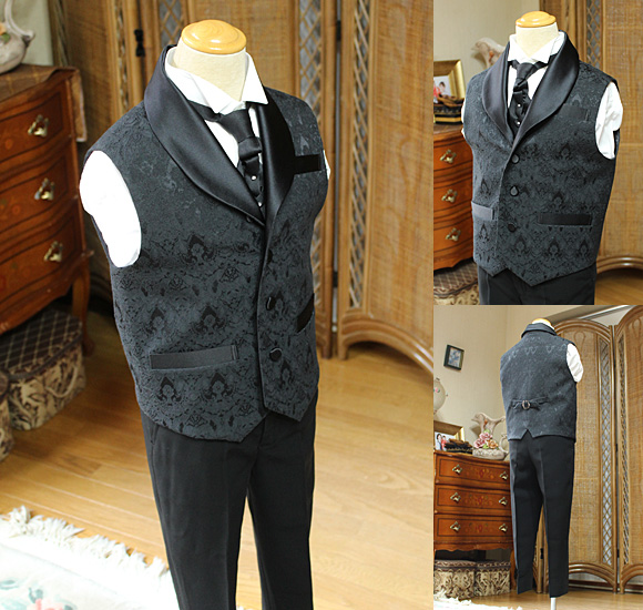 演奏者 ジャケットベスト 男の子 フォーマル