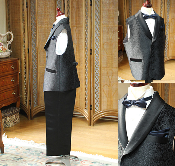 演奏者 ジャケットベスト シルエット