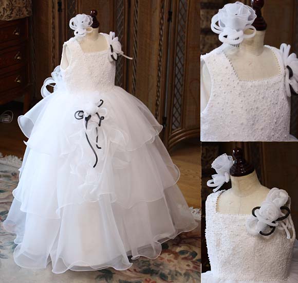 ウェディングドレス ホワイトカラー 発表会ドレス 山梨県