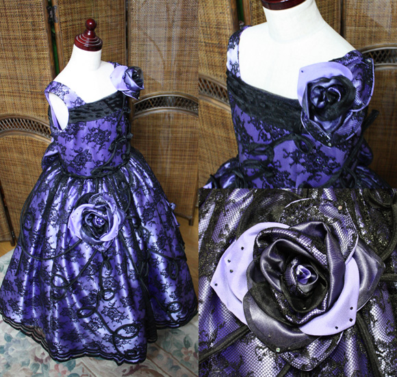 発表会ドレス コサージュとリボン