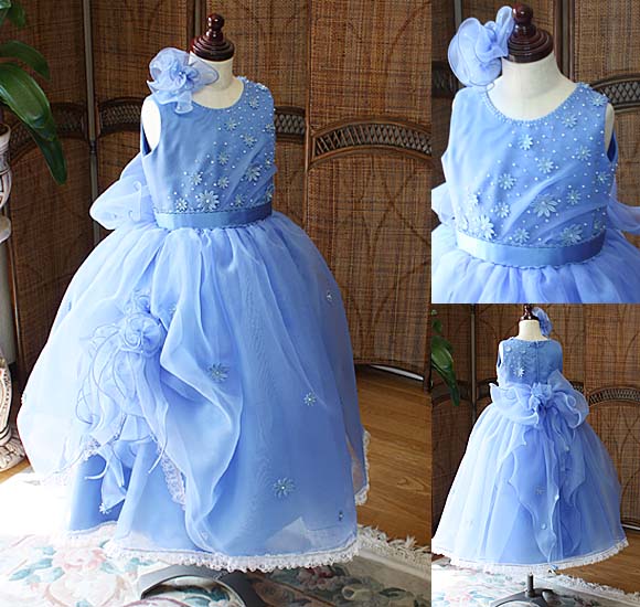 発表会ドレス ブルー