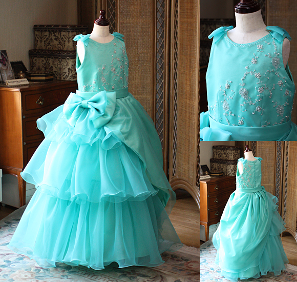 発表会ドレス エメラルドグリーン