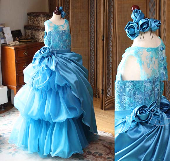 ドレスデザイン 2WAYコサージュとリボンの詳細