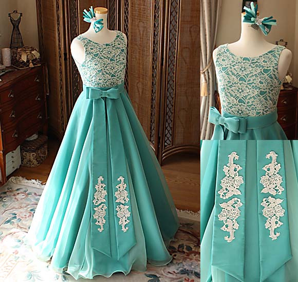 コンクールドレス グリーン オーダーメイド