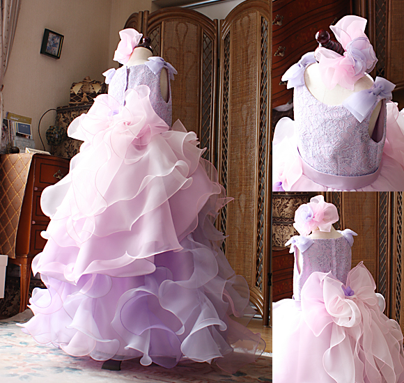 ドレスのシルエット スカートデザインの詳細