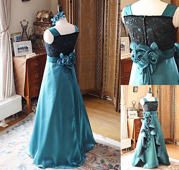 スレンダーライン バックスタイル コサージュ