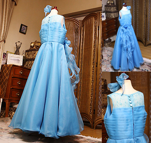 フレアスカート クルミボタン