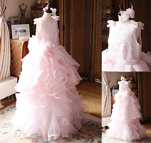 ピティナ コンペティションドレス サーモンピンク 東京都