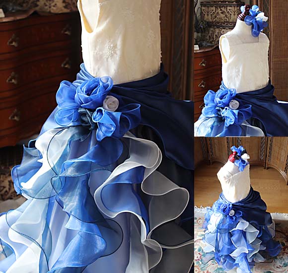 ウェストのコサージュ トップス