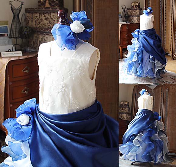 ヘッドドレス 胸元のデコルテ