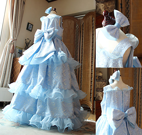 バックスタイルデザイン ヘッドドレス リボン