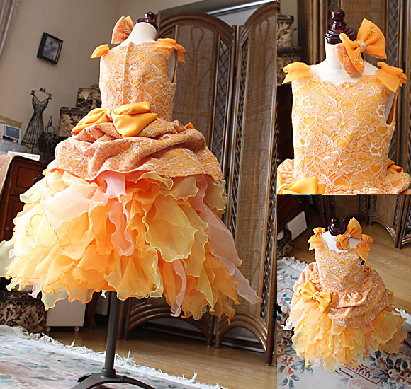 ドレスのバックスタイルデザイン ヘットドレス トップスデザイン