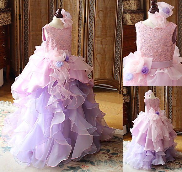 コンチェルトドレス ピンク系パープルカラー 福岡県