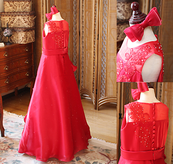 バックスタイルデザイン ヘッドドレス、クルミボタン