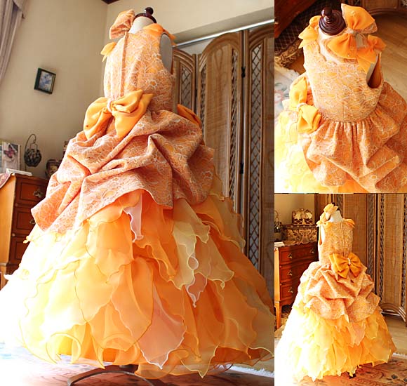 ヘッドドレスとスカートデザイン