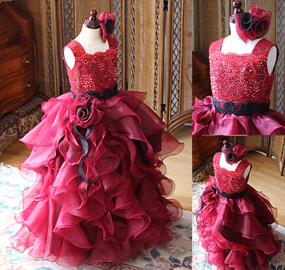 ピアノのコンサートドレス ワインレッド 奈良県