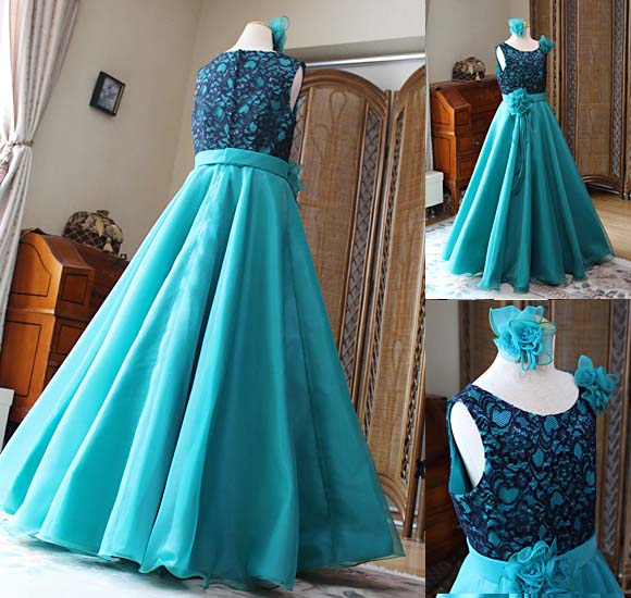 スカートシルエット ヘッドドレス 髪飾り