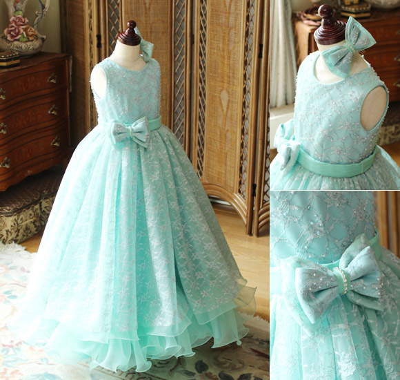 ピアノのコンクールドレス ピティナコンペティション エメラルドグリーン 東京都