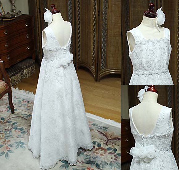 コンクールドレス Aラインスカート