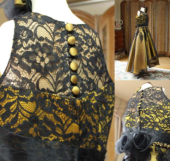 クルミボタン オーダーメイドドレス シルエット