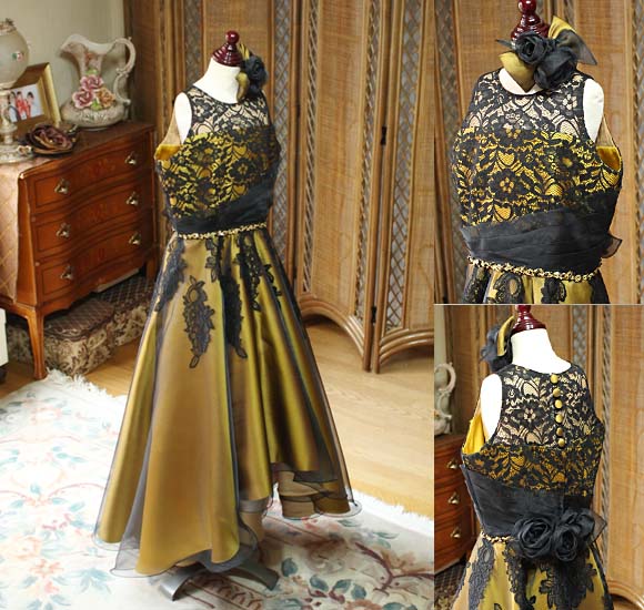 エレクトーン グランドファイナルドレス ゴールド＆ブラック 愛知県