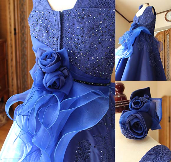 ハンドメイド バラのコサージュ ヘッドドレス オーダーメイド